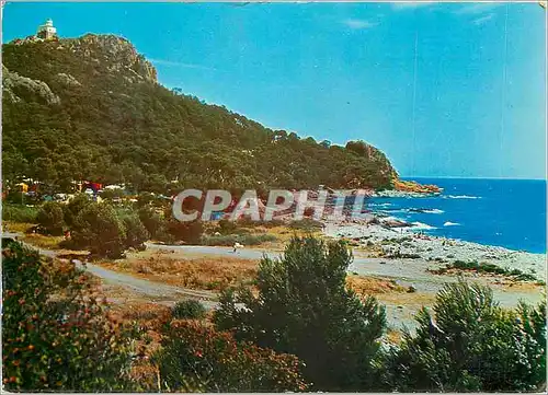 Cartes postales moderne Le Dramont La Plage Le Camping et le Semaphore