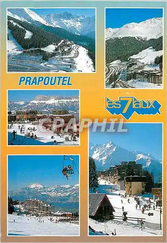 Cartes postales moderne Station de Prapoutel Isere alt 1350 2450m Massif des 7 Laux
