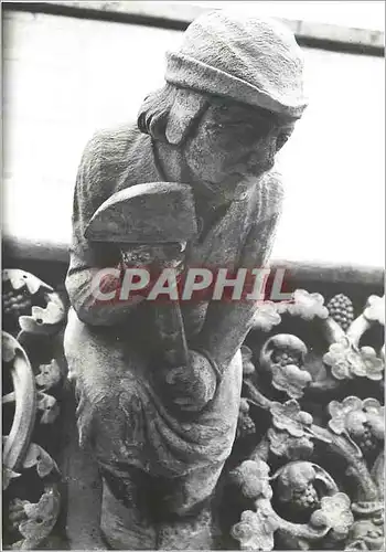 Cartes postales moderne Eglise Notre Dame de Dijon Facade Gargouilles Realisees de 1866 a 1881 par le Sculpteur Lagoule