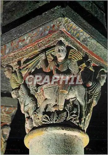 Cartes postales moderne Saint Nectaire l'Eglise (Monument Historique du XIIe siecle) Cette Eglise Haut Lieu du Roman Fra