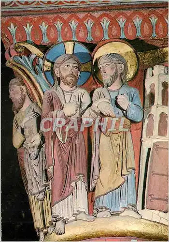 Cartes postales moderne Issoire (Puy de Dome) Eglise Saint Austremoine (XIIe s) Apparition du Christ a St Thomas