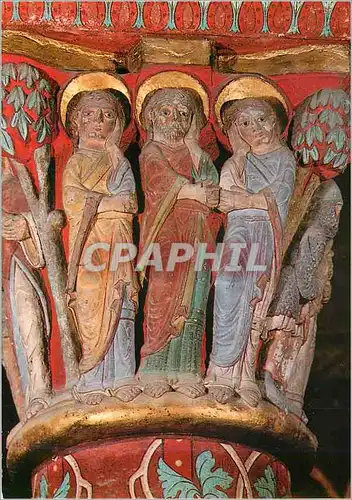 Cartes postales moderne Issoire (Puy de Dome) Eglise St Austremoine les Apotres Attristes par la Mort du Christ