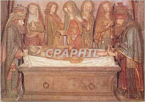 Moderne Karte Salers (Cantal) Interieur de l'Eglise Mise au Tombeau (XVes)