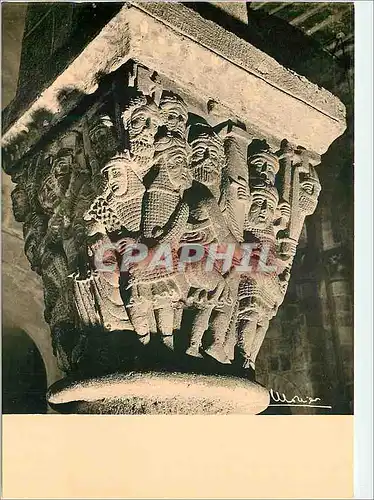 Cartes postales moderne Saint Nectaire (P de D) Eglise Romane du XIIe siecle Chapiteau de la Passion