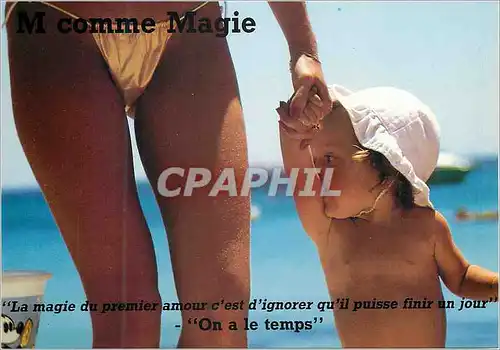 Cartes postales moderne M Comme Magie La magie du premier amour c'est d'ignorer qu'il puisse finir un jour On a le Temps