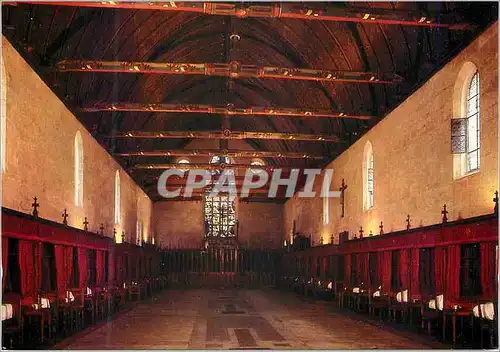 Moderne Karte Beaune (Cote d'Or) Hotel Dieu La Salle des Povres au fond la Chapelle