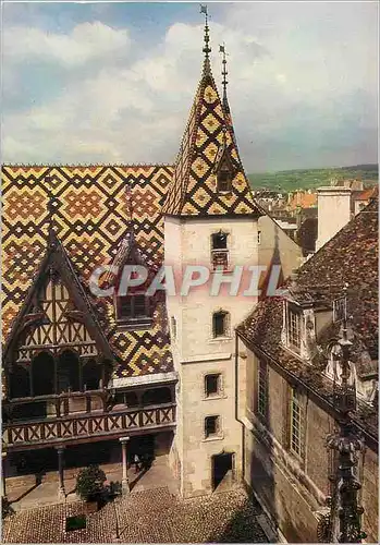 Cartes postales moderne Beaune (Cote d'Or) Hotel Dieu Le Pigeonnier dans la Cour d'Honneur