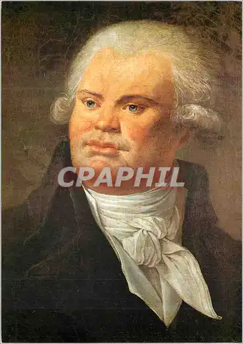 Moderne Karte Musee Carnavalet Ecole Francaise XVIIIe S Portrait de Danton