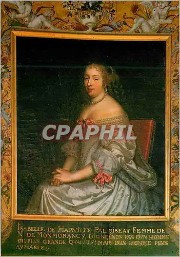 Moderne Karte Chateau de Bussy Rabutin (Cote d'Or) Tour Doree Isabelle de Harville