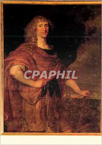 Cartes postales moderne Chateau de Bussy Rabutin (Cote d'Or) XVIe XVIIe S Portrait du Comte Bussy Rabutin en Empereur Ro