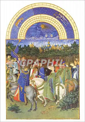 Cartes postales moderne Chantilly Musee Conde les tres Riches Heures du Duc de Berry