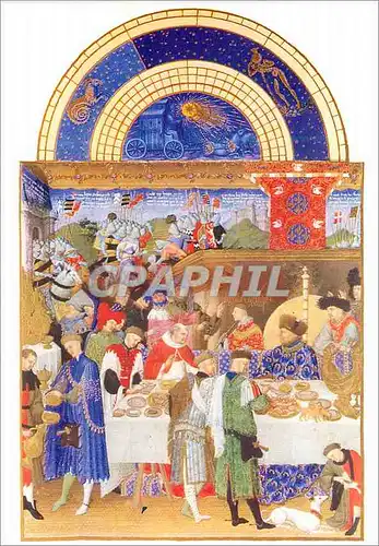 Moderne Karte Chantilly Musee Conde les tres Riches Heures du Duc de Berry