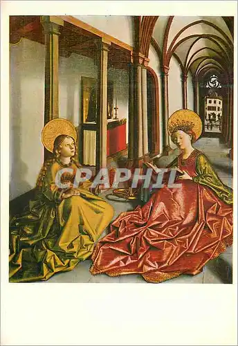Cartes postales moderne Strasbourg Musee de l'Oeuvre Notre Dame Conrad Witz (vers 1400 1445) Sainte Catherine et Sainte