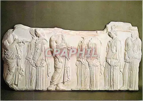 Cartes postales moderne Paris Musee du Louvre Departement des Antiquites Grecques et Romaines Procession des Panathenees