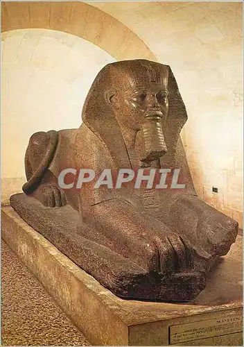 Moderne Karte Paris Musee du Louvre Departement des Antiquites Egyptiennes Grand Sphinx d'Amenemhat II Moyen E