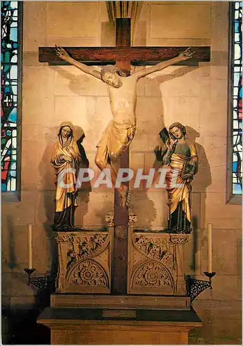 Cartes postales moderne Colmar Croix du XIVe s provenant l'Ancien Prieure Benedictin St Pierre de Colmar Christ