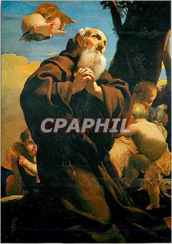 Cartes postales moderne Musee Historique Lorrain Saint Francois de Paul en Priere Peinture de Charles Mellin Nancy Rome