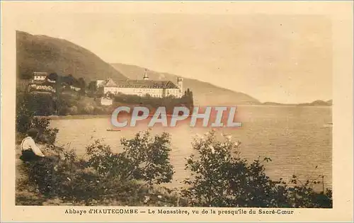 Ansichtskarte AK Abbaye d'Hautecombe le Monastere vu de la Presqu'Ile du Sacre Coeur