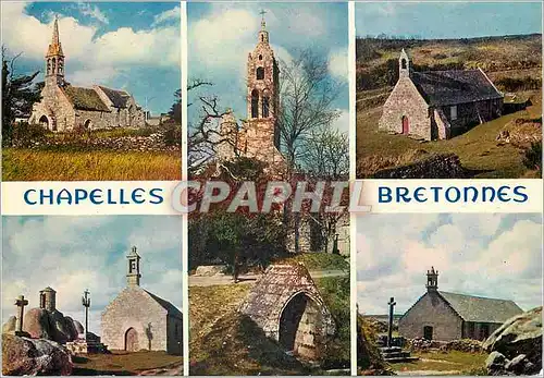 Cartes postales moderne La Bretagne en Couleurs Chapelles Bretonnes la Madeleine les Trois Fontaines