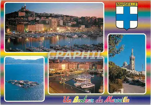 Cartes postales moderne Marseille (Bouches du Rhone) Reflets de Provence