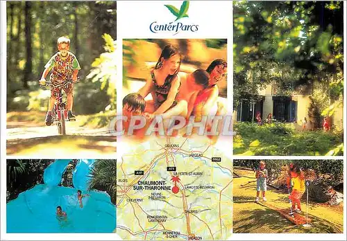 Cartes postales moderne Sologne (Chaumont sur Tharonne) les Hauts de Bruyeres  Center Parcs Velo Cycle