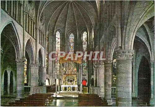 Cartes postales moderne Roncesvalles (Navarra) Interior de la Iglesia Estilo Gotico Siglo XIII