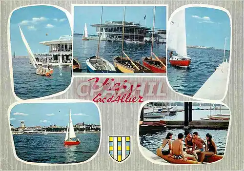 Cartes postales moderne Vichy (Allier) Station Ideale Sante Vacances son Lac d'Allier Bateaux