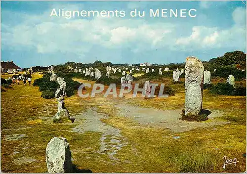 Cartes postales moderne Carnac Alignements du Menec la Bretagne