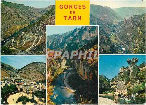 Cartes postales moderne Les Gorges du Tarn (Lozere) Couleurs et Lumiere de France les Detroits