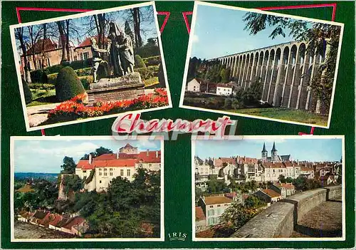 Cartes postales moderne Souvenir de Chaumont (Hte Marne) Monument Franco Americain le Chateau Vue Panoramique