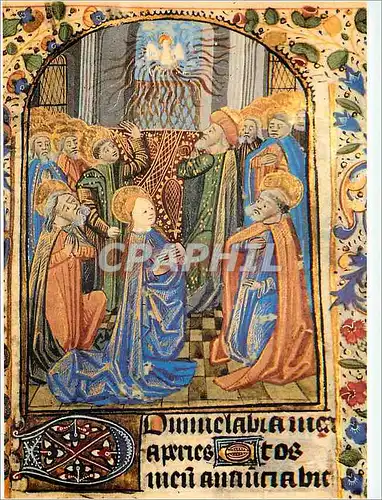 Cartes postales moderne Cathedrale d'Auxerre la Crypte la Pentecote XVIe s