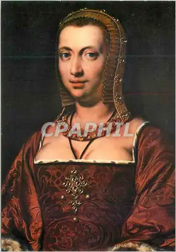 Moderne Karte Portraits Historiques Anne de Bretagne (1477 1514) Femme de Charles VIII Decedee au Chateau de B