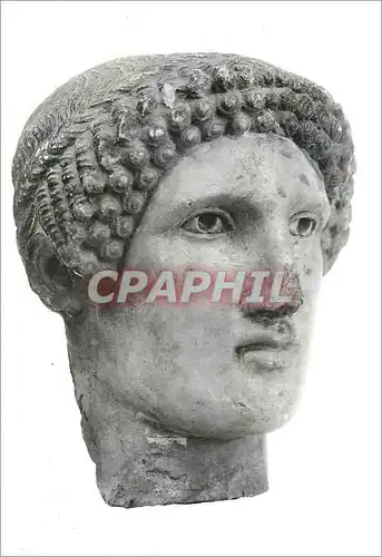 Cartes postales moderne Avignon Musee Calvet Tete de Couros art Grec (fin VIe s av JC)