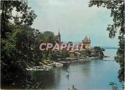 Cartes postales moderne Yvoire (Haute Savoie) au Bord du Lac Leman Cite Medievale le Chateau l'Eglise