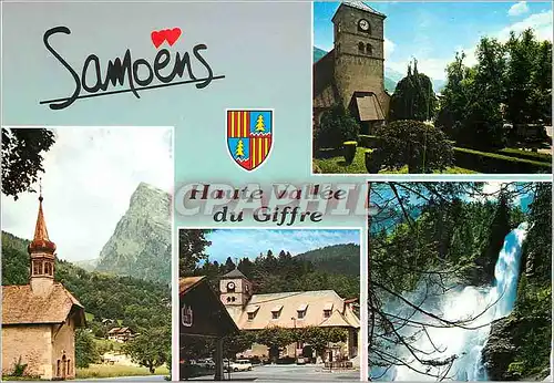 Cartes postales moderne Samoens (Haute Savoie) France Altitude 714 1630m Station Ete Hiver
