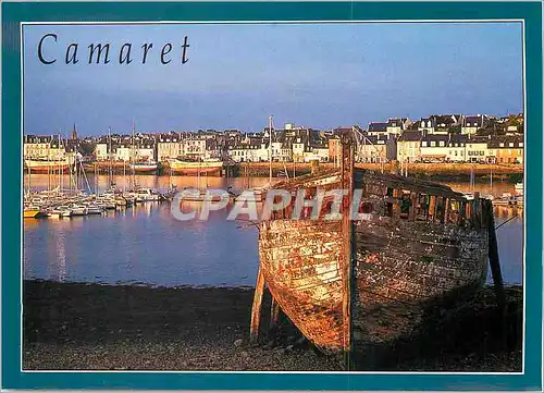 Cartes postales moderne Camaret (Finistere) La Bretagne en Couleur Kameled Le Cimetiere des Bateaux sur le Sillon et le