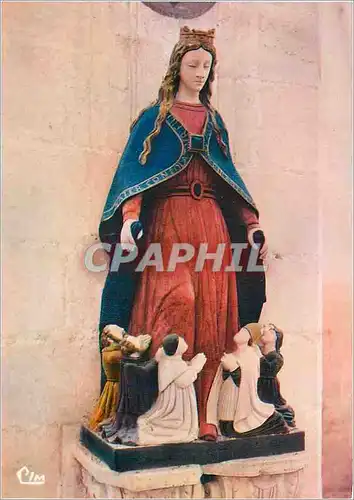 Cartes postales moderne Abbaye de Pontigny (Yonne) La Vierge Protectrice