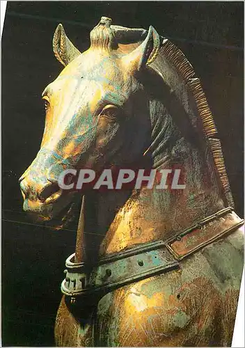 Cartes postales moderne Paris Grand Palais Exposition Les Cheveaux de Saint Marc Venise du 10 avril au 10 aout 1981 Chev