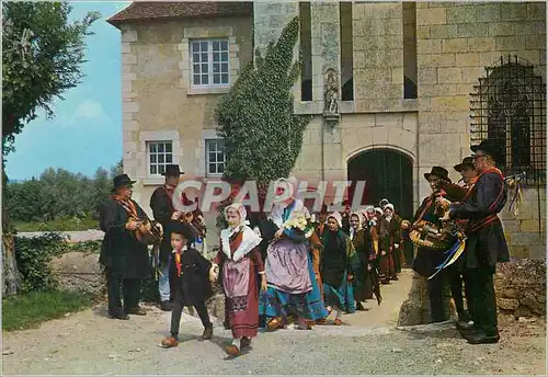 Cartes postales moderne Chez nous en Nivernais Noce d'Autrefois Folklore