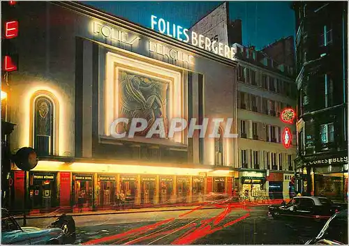 Cartes postales moderne Paris Folie Bergere Cinema