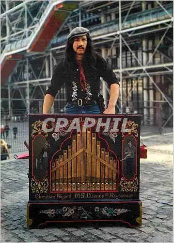 Cartes postales moderne Claue Reboul et son Orgue de Barbarie