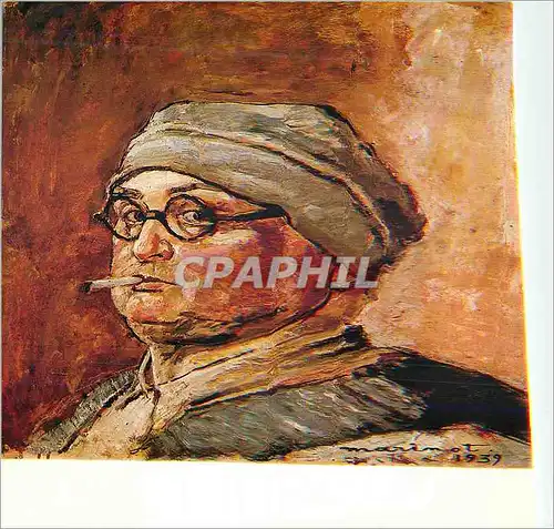 Cartes postales moderne Troyes Musee d'Art Moderne Donation Pierre et Denise Levy Maurice Marinot (1882 1960)  Autoportr