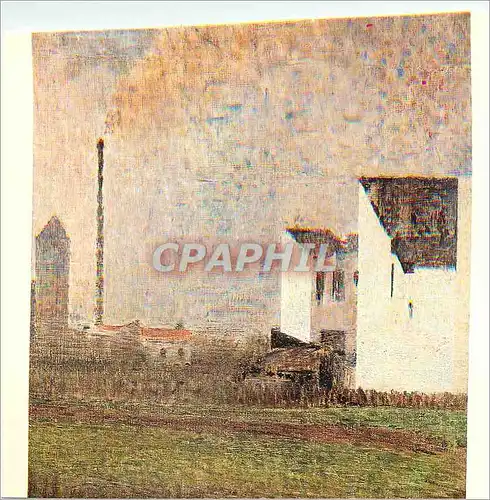 Cartes postales moderne Troyes Musee d'Art Moderne Donation Pierre et Denise Levy Georges Seurat (1859 1891) La Banlieue