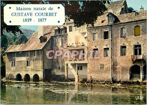 Moderne Karte Ornans (Doubs) Maison Natale de Gustave Coubert