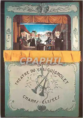 Cartes postales moderne Paris Musee National des Arts et Traditions Populaires Theatre du Vrai Guignolet Champs Elysees