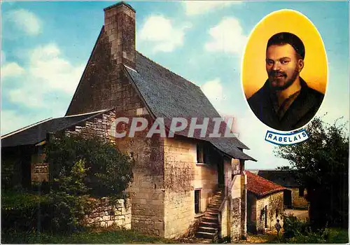 Cartes postales moderne Val de Loire Pittoresque La Deviniere pres de Chinon ou naquit Rabelais
