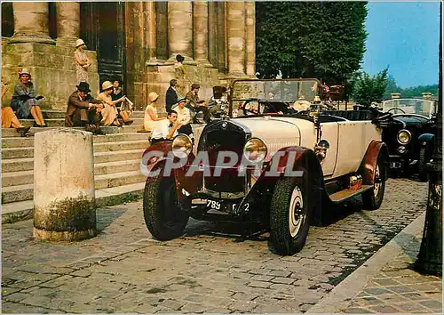 Moderne Karte La France en 1925 Automobile