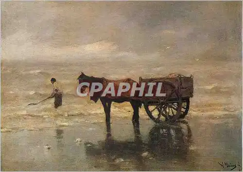 Moderne Karte Paris Musee du Louvre Anton Mauve (1838 1888) Le Ramassage du Goemon