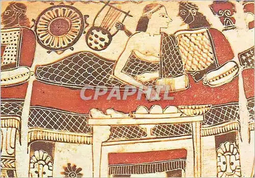 Cartes postales moderne Paris Musee du Louvre Departement des Antiquites Grecques et Romaines Cratere Corinthien Premier