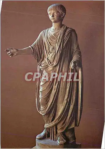 Cartes postales moderne Paris Musee du Louvre Departement des Antiquites Grecques et Romaines Statue de Neron Enfant Mil